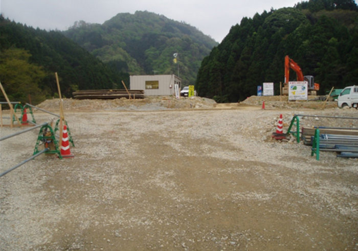 香住村岡線道路改良工事(釜石橋) 工事前