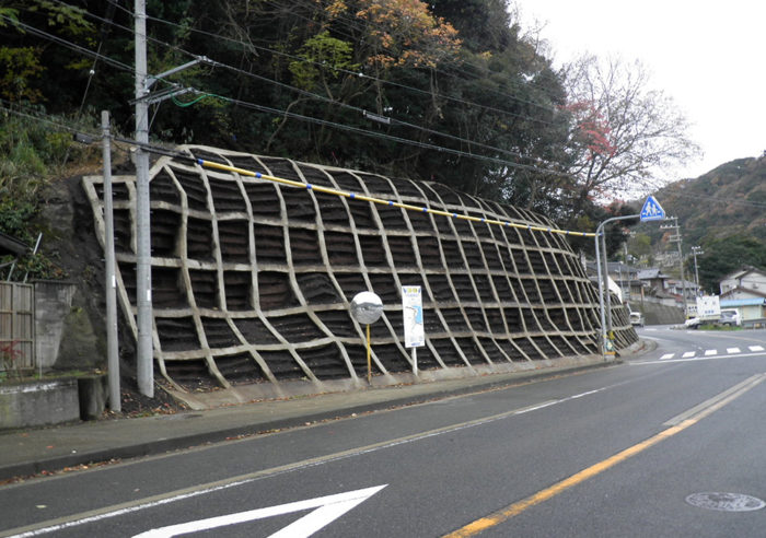 （主）香美久美浜線道路災害防除工事（沖浦工区） 工事後