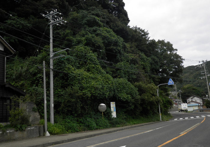 （主）香美久美浜線道路災害防除工事（沖浦工区） 工事前