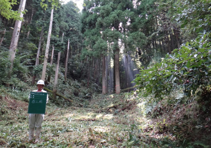 （砂）梶原川砂防えん堤工事 工事前