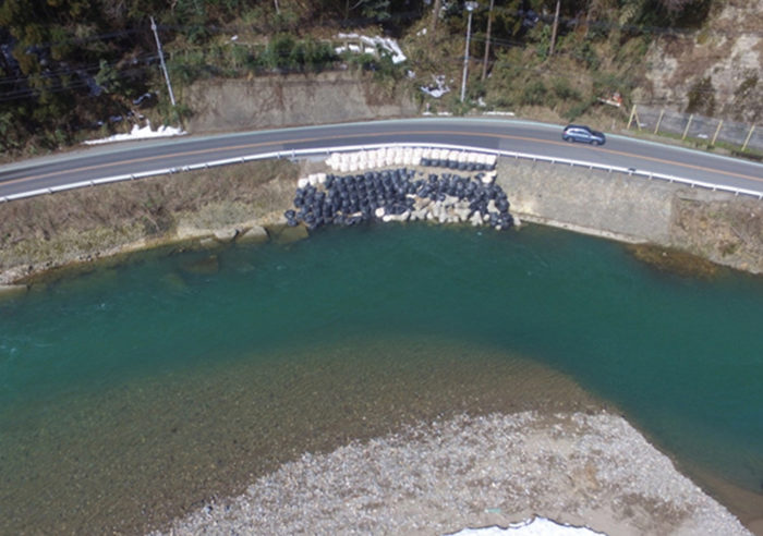 （主）香住村岡線道路災害復旧工事（甲第3018号） 工事前